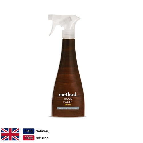 Almond scent wood polish spray - almond,
